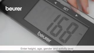 Quick start video for the BF 480 diagnostic scale from Beurer