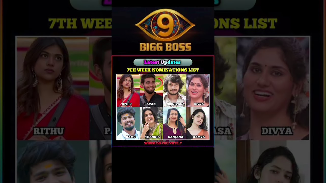 7th week Nomination list