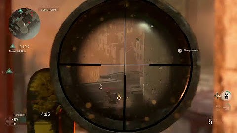 FLAK TOWER SNIPING V2 ROCKET!  COD WW2 KAR98K V2 ROCKET!