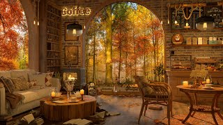 4K Cozy Coffee Shop Ambience  Relaxing Jazz Background Music to Relax/Study to