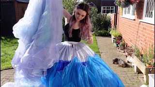 Cinderella dress assembly  Get ready with me!