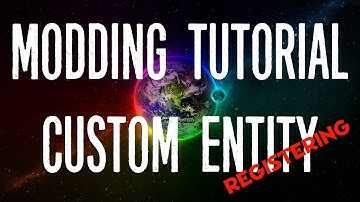 Minecraft Modding Tutorial | Custom Entity - Registering (1.8.9)