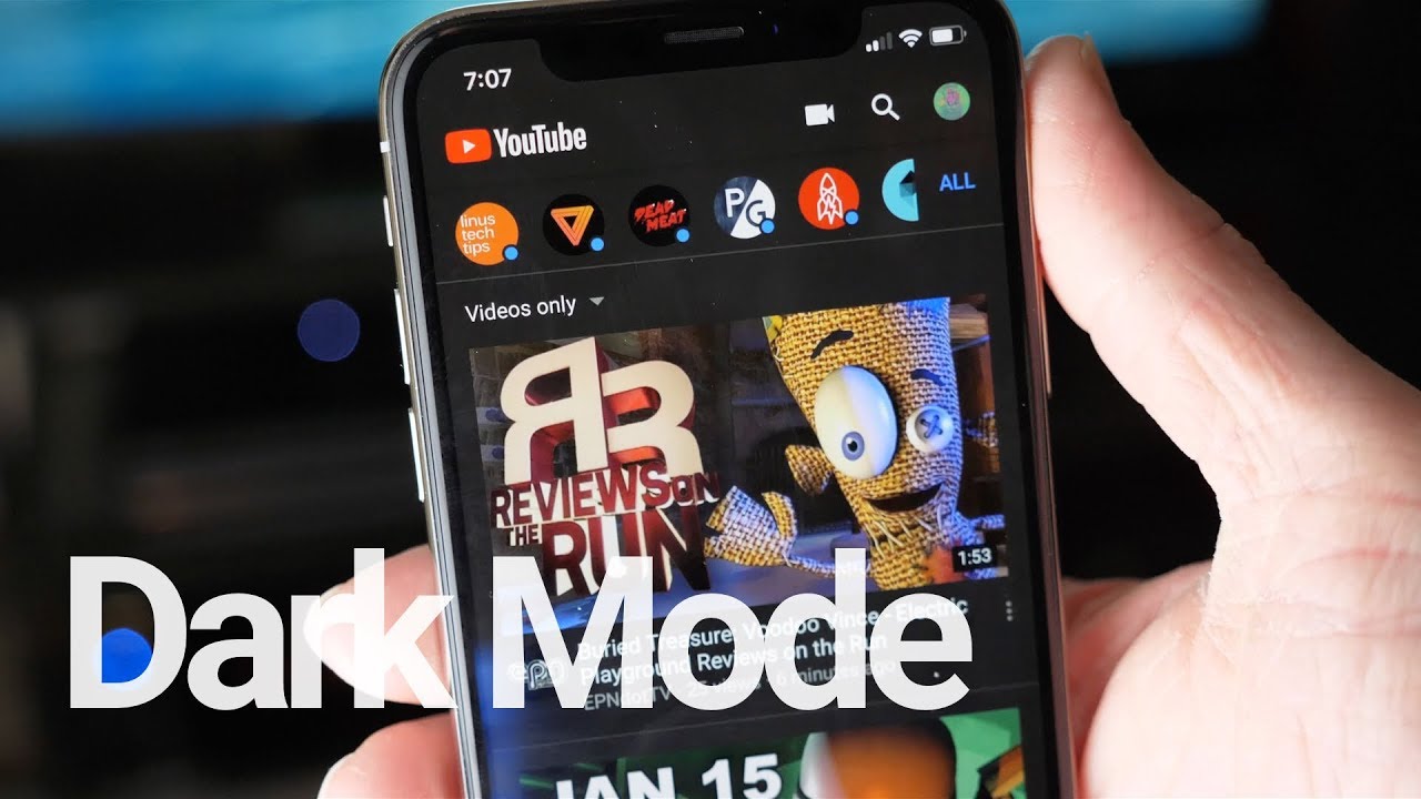 YouTube's mobile app gets a dark mode