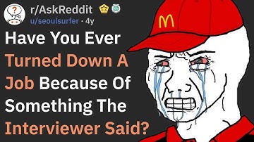 These People Walked Out Of A Job Interview Because Of The Boss (r/AskReddit)