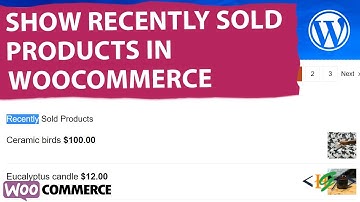 How to Show Recently Purchased Product List on My WooCommerce Shop in WordPress
