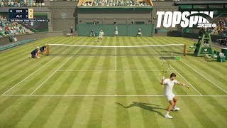 Top Spin 2K25 - Carlos Alcaraz Vs Matteo Berrettini I Wimbledon I Legend Difficulty (PS5)