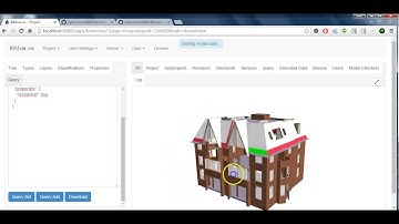 Experimenting with the new Query language in BIMserver.org