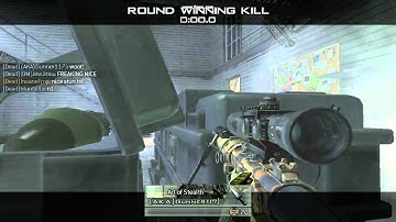 Mw2 No scope while stunned on Quarry Round winning kill cam