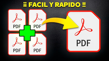 Cómo UNIR varios archivos PDF EN UNO solo GRATIS ✅ 2025