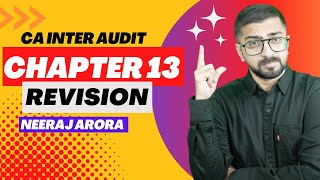 Chapter 13 Audit | CA Inter Audit | Chapter 13 Government Audit Revision Video Part 1 | Neeraj Arora What Is Audit Auditing क य ह Basics Of Audit By Neeraj Arora