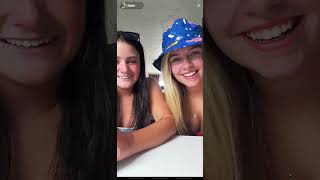 Katie in live with her friend #tiktok 