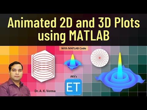 Animated 2D and 3D Plots using MATLAB - YouTube