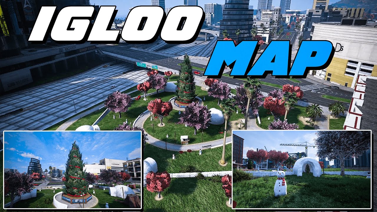 Free Igloo Map | Christmas Igloo Map | QBCore/ESX | FiveM Tutorial 