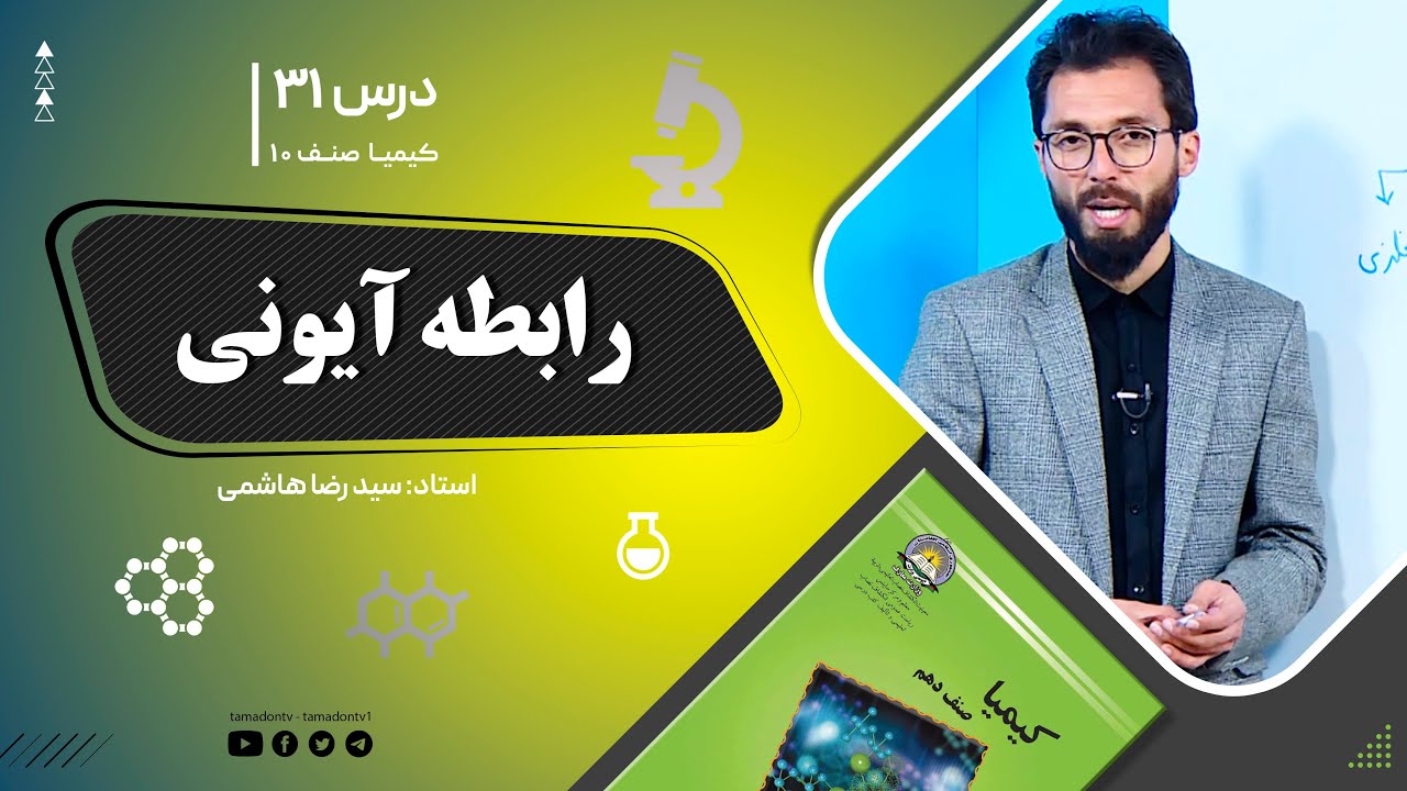 کیمیا صنف دهم– جلسه سی ویکم– موضوع: رابطه آیونی -28-9-1401