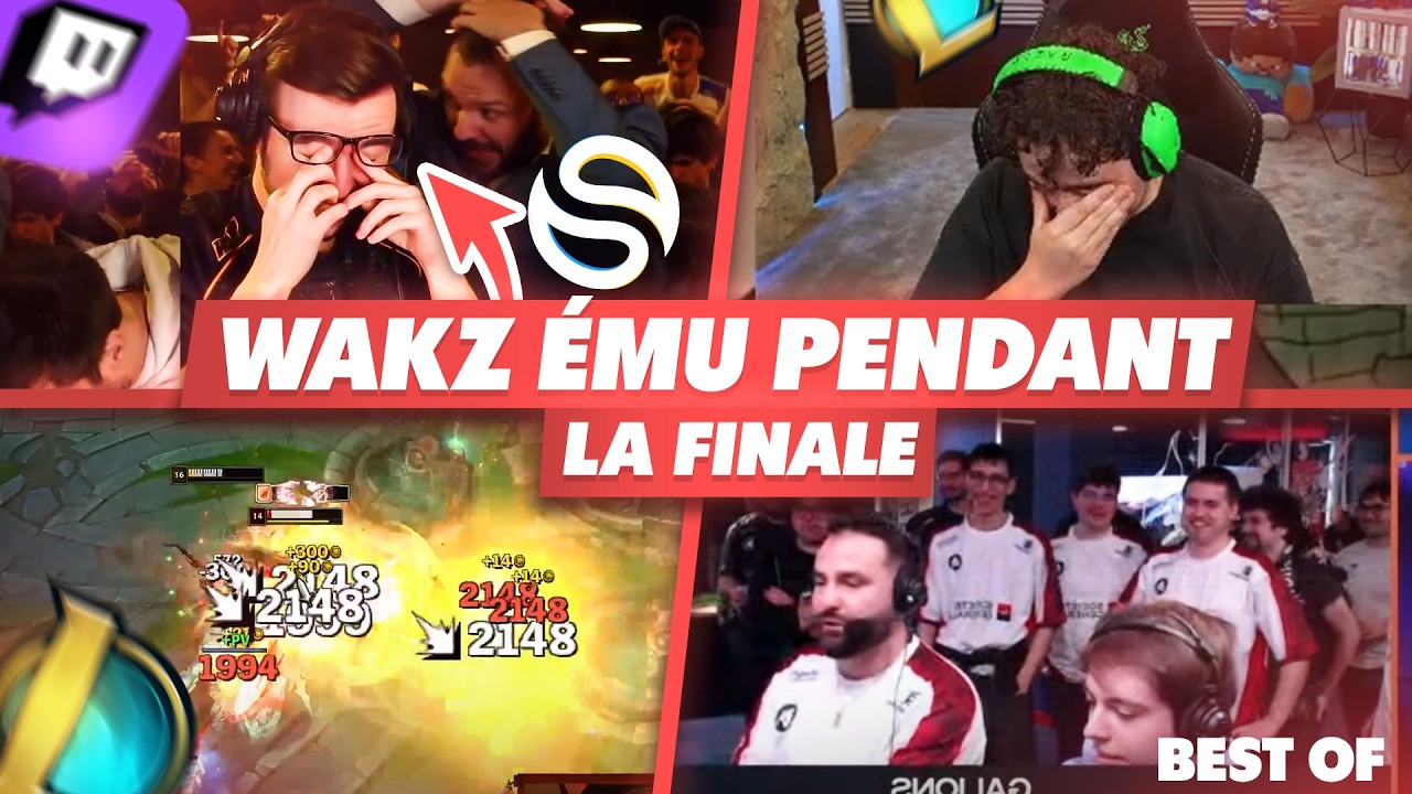 WAKZ ÉMU PENDANT LA FINALE LFL,KAMETO REACT AU CLIP DE CROWNIE - Best Of LoL #1311 Réactions