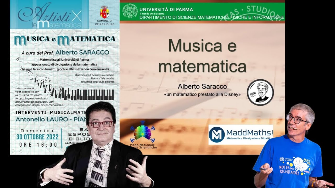 Musica e matematica - Celle Ligure (SV) - 30 ottobre 2022
