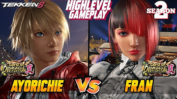 Tekken 8 – FRAN (Anna Williams) vs AYORICHIE (LEO) – T8 High Level Gameplay