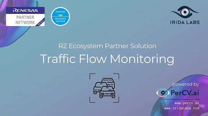 Vision AI Traffic Flow Monitoring powered by PerCV.ai Platform on Renesas RZ/V2L