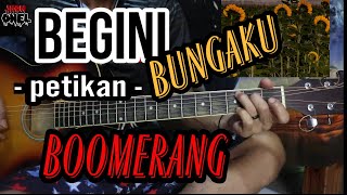 Tutorial petikan BUNGAKU//BOOMERANG//kalian pasti bisa
