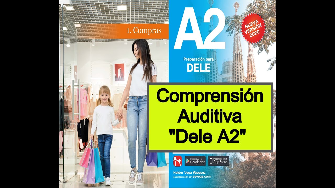 DELE A2  Comprensión auditiva. Nueva version 2020. DEMO