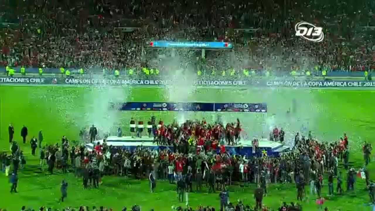 Ceremonia Premiación Copa América 2015, CHILE CAMPEÓN