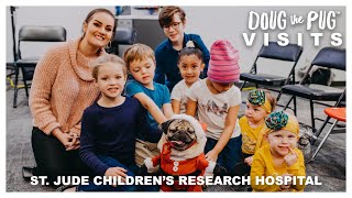 Doug The Pug Visits St. Jude Children's Research Hospital