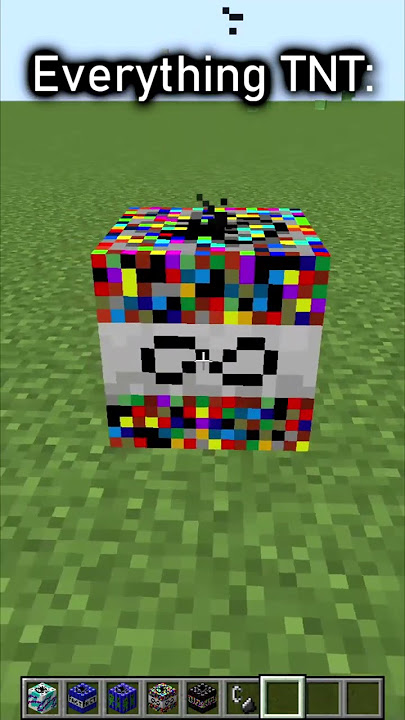 Minecraft but More TNT 🙂 #Shorts