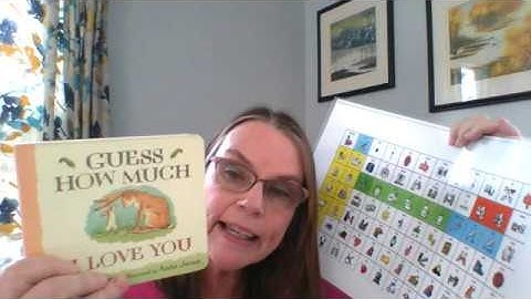 Modeling on a low tech communication board.