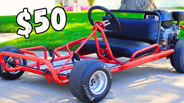 $50 Rust Bucket into a Sweet Go-KART