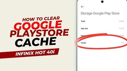 How to Clear Cache in Google Play Store?