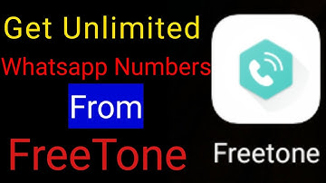 create unlimited WhatsApp account in freetone  | freetone sy unlimited whatsapp numbers kaise bnaen