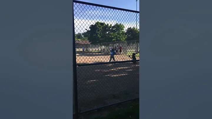 My first ever home run inside the park