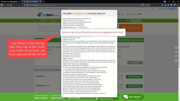 Hướng dẫn xác thực email cho tên miền quốc tế (theo Quy định của ICANN)