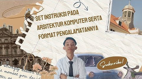 TUGAS UAS "Organisasi dan Arsitektur Komputer"