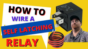How to wire a self Latching relay ( IT