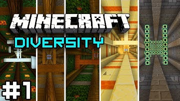 Minecraft Map: Diversity- Ep1 The Dropper