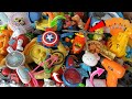 Discover vintage items | Found old superhero toys, miniature toy airplanes &amp; bikes, and mini fans.
