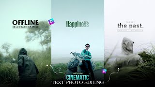 Instagram Cinematic Text Editing in PicsArt 🔥 | Trending Text Editing Tutorial