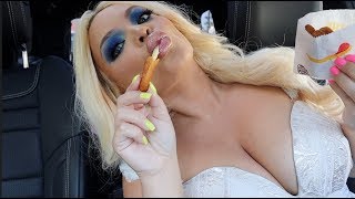 TRYING BURGER KING'S NEW MOZZARELLA STICKS + TWIX SHAKE!