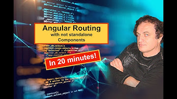 Angular Routing with not standalone Components