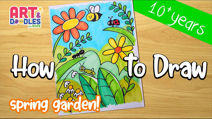 🌼🦋🐝 how to draw SPRING stuff / Art & doodles for kids