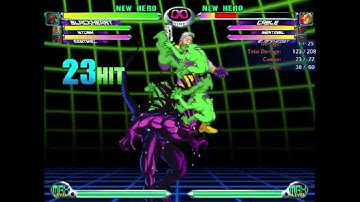 MvC2: BH Prince - Blackheart + RP Inescapable Reset to Infinite (Meterless) 100% Sequence