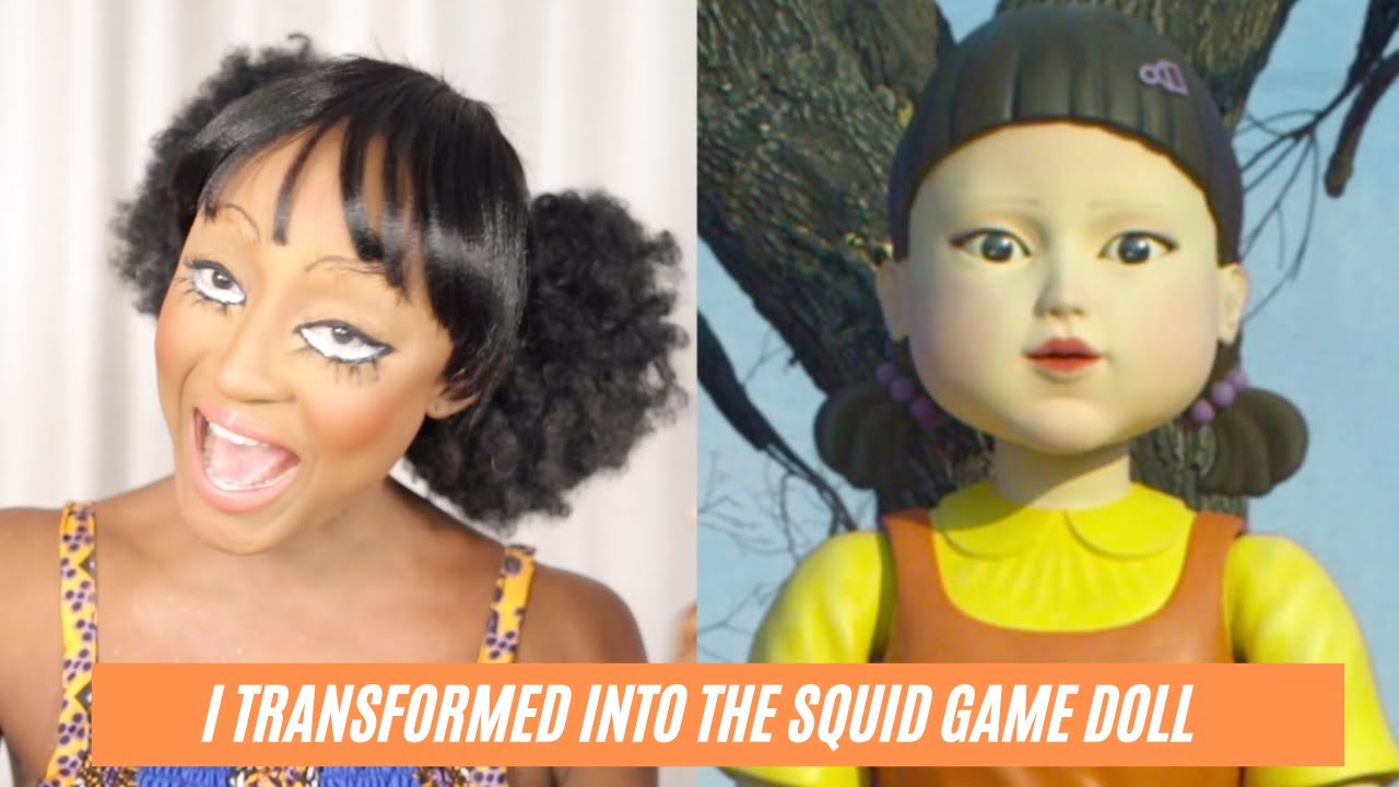 I Turned Into The Squid Game Doll YouTube