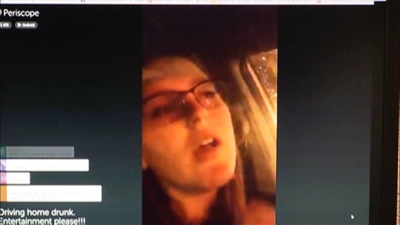 Police: Drunk woman broadcast herself on Periscope while driving