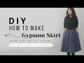 DIY Gypsum Skirt : How To Make Tutorial (Sew Liberated Pattern)  | Sewing Therapy