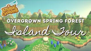 OVERGROWN SPRING FOREST ISLAND TOUR | Animal Crossing New Horizons