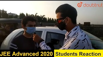 JEE Advanced 2020 Students Reaction | Difficulty Level
