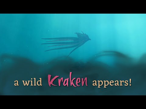 Kraken sighting beneath the waves! | Sea of Thieves