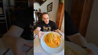 Probando el cachopo de pixín en Asturias #asturias #llanes #cachopo