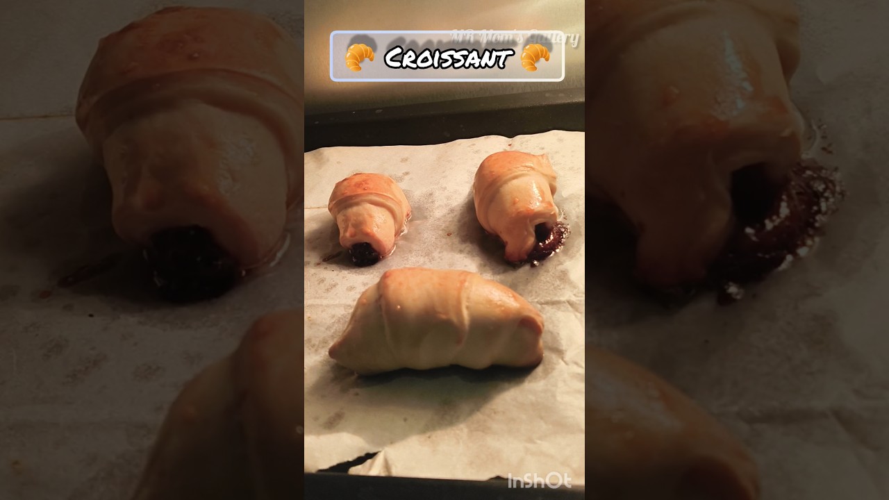 🥐 Easy Homemade Croissant #shorts #croissant